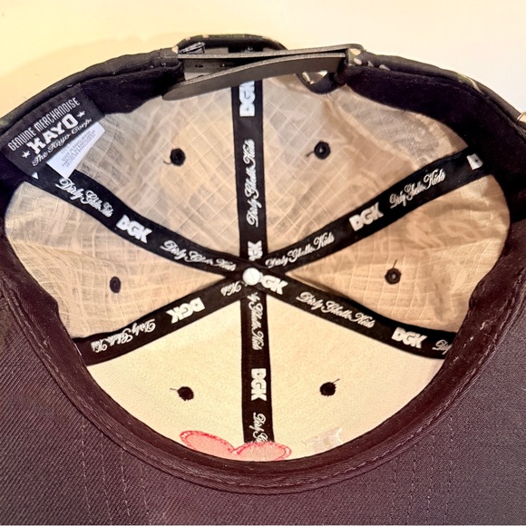 DGK I Love Haters Green Black Camo Snapback Hat MOTIVATION One Size - Picture 9 of 11